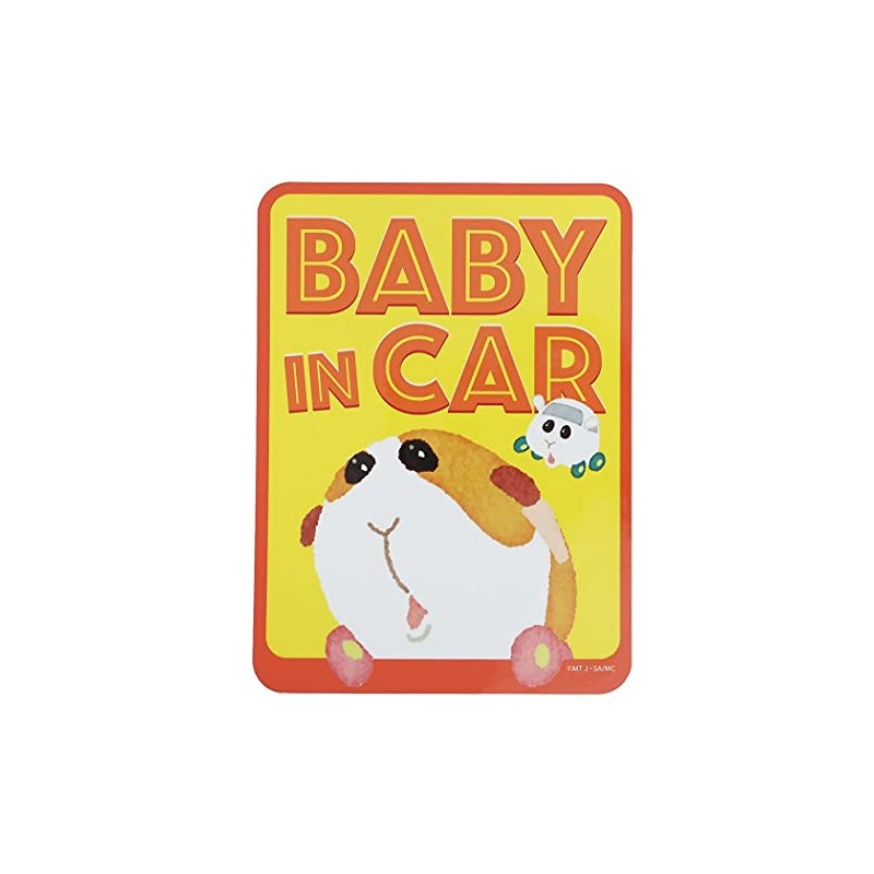 PUI PUI Mole Car [Waterproof Sticker] Baby Inker Sticker/BABY in