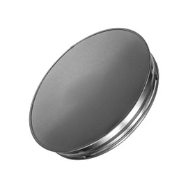 10” Inch Duct End Cap - Galvanized Steel Round Vent Cover for Outdoor and Indoor Use – Pipe Cover – Steel Plug for Dryer Ducts and Pipes – End Cap for HVAC Systems