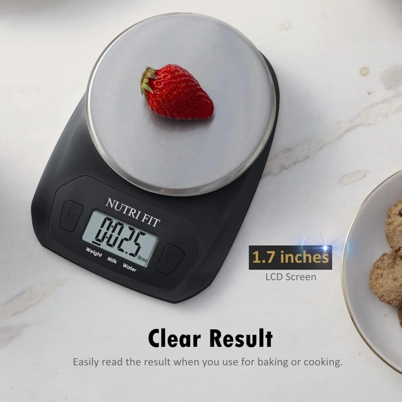 NUTRI FIT Small Digital Food Scales Weight in Grams and