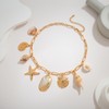 FAUTHENTICUTE Chunky Gold Statement Necklaces For Summer Gold Plated Chain