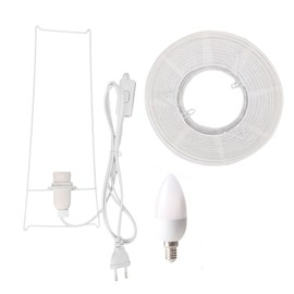 Table Paper Lamp Modern Minimalist Decorative E14 Bulb Lantern Bedside Light for Bedroom Living Room Cafe 100‑240V EU Plug