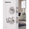 Lanwandeng 3 Sets Keyed Alike Entry Door Knobs and Single