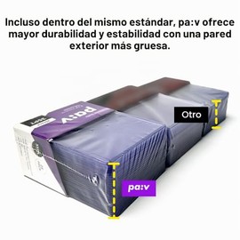 Protectores superiores extrarrígidos de 35 PT para tarjetas (paquete de 25) – Fundas de plástico duro ultratransparentes para tarjetas coleccionables 