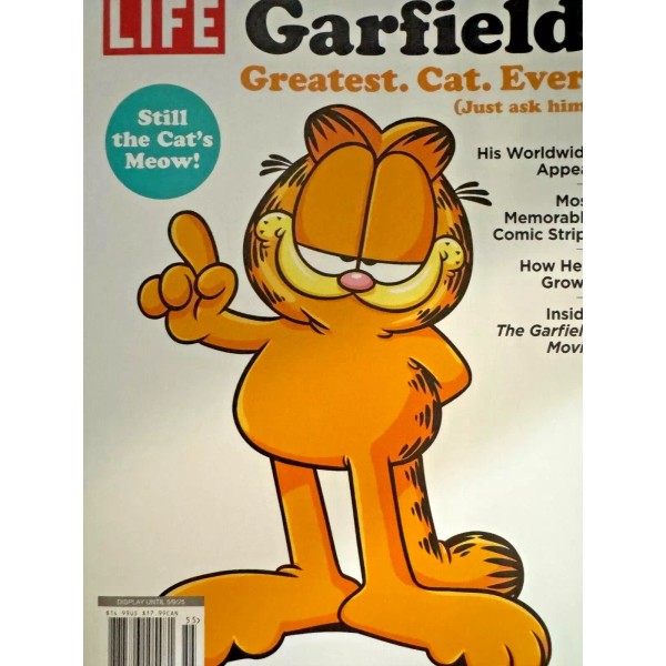 Life Magazine Garfield Greatest. Cat. Ever.(just ask him) Brand new-Never