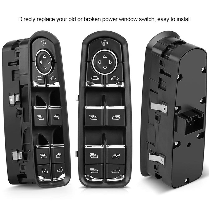 KIMISS Power Window Master Switch, Front Left Window Switch for