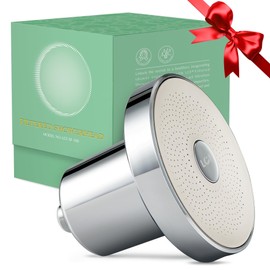LCF FILTERED SHOWERHEAD | Advanced High-Efficiency Shower Filter | Promotes Healthier Hair & Skin | Minimizes Hair Loss, Preserves Hair Color, Moisturizes Dry Skin, Reduces Dandruff (Modern Chrome)