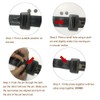 Y-Axis Seat Belt Button Buckle Clip Stop - Universal Fit