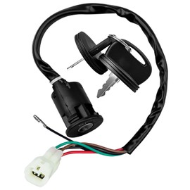 TIKSCIENCE Ignition Key Switch Lock Compatible with Kymco ATV MXU 50 150 LB30AA Arctic Cat Utility 150 2x4 2009-2019 Replace 35010-LCA4-90A 35010-LCA4-9V0 3305-756, Ignition Switch Suit