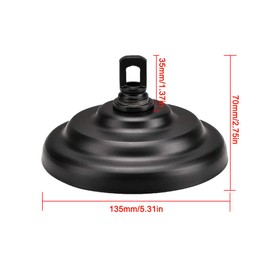 Pendant Light Canopy Fixture, 50kg Maximum Weight Heavy Duty Canopy Kit for Hanging Lantern, Plant Basket, Fruit Basket (Gold Copper)