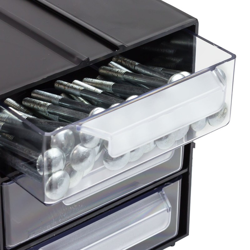 6 Schubladen Regal endlos erweiterbar Modular transparente Schübe 230 x