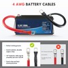Cocros 4 Gauge Battery Cable 5ft Black & Red with