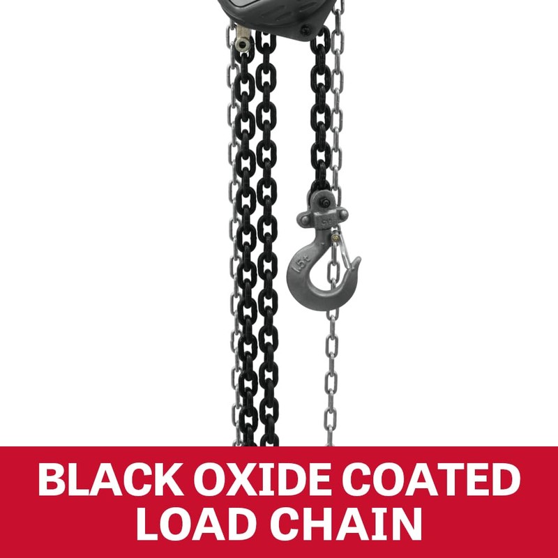 JET 1/2-Ton Hand Chain Hoist, 10' Lift (Model S90-050-10)