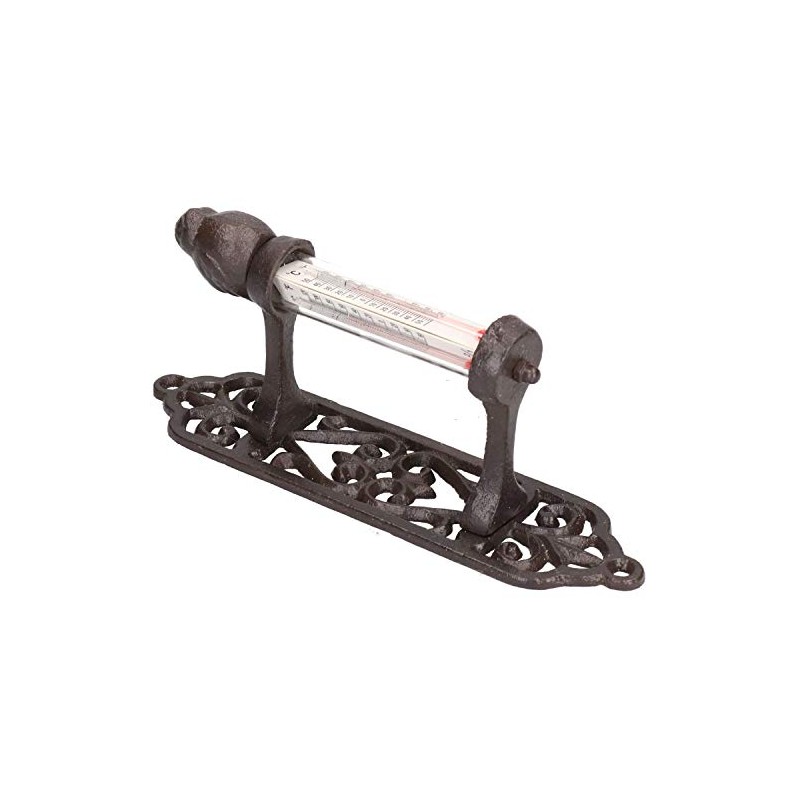 AB Tools Wall Rustic Thermometer Garden Wall Celsius Cast Iron