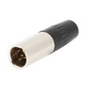 5pcs 4Pin XLR Connector Mini Male Microphone Cable Adapter MIC