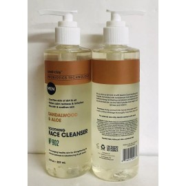 Beauty Mark 2-Pack Probiotics Technology ~ Sandalwood & Aloe Soothing Face Cleanser 8 fl oz