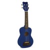 Kohala KTSBL Tiki Soprano Ukulele - Ocean Blue