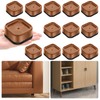 shouwuhho 12 Pack Furniture Risers Adjustable Bed Risers Heavy Duty