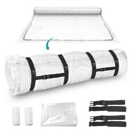 King/Cal-King Vacuum Storage Bag for Mattress with 4 Straps – Vacuum Seal Mattress Bag for Memory Foam and Latex, Easy Moving, Shipping and Storage