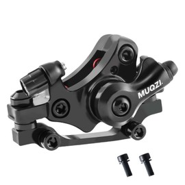 Trkimal Aluminum Alloy Bike Disc Brake Caliper Universal Bicycle Front Disc Mechanical Brake Calipers for Road Mountain Bike F160 R140 (Front Brake)