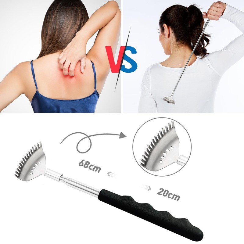 Svjetiq Head Massager Back Scratcher, 20 Fingers Head Scratcher Scalp