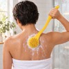 Silicone Back Scrubber for Shower – Long Handle Bath Body