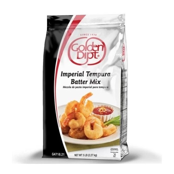 Golden Dipt Imperial Tempura Batter Mix, 5 Pound, 6 Per