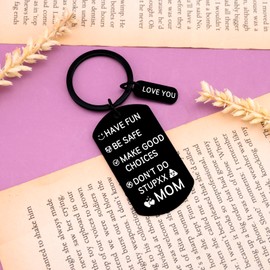 QUIHUD Teen Boy Gifts Graduation Mothers Day Gifts for Daughter Son Teen Girls Keychain Christmas Stocking Stuffers for Teens