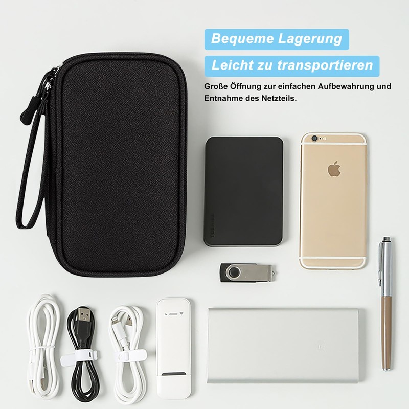 Electronic Bag Organiser Accessories Suitcase Electronics 3 Layer Large Capacity