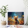 TFIAVSIN Paint by Numbers, Yorkshire Terrier in Field of Wildflowers