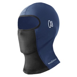WOLFILIST Face Cover, Sun Protection Mask, Summer, Cool, Sweat Absorbent, Quick Drying, Bike Mask, Bicycle, Biking, Fishing, Climbing, Running, 01-blue, Free size