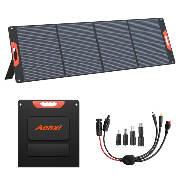 240W Portable Solar Panels for Power Station, 23.5% High Efficiency,