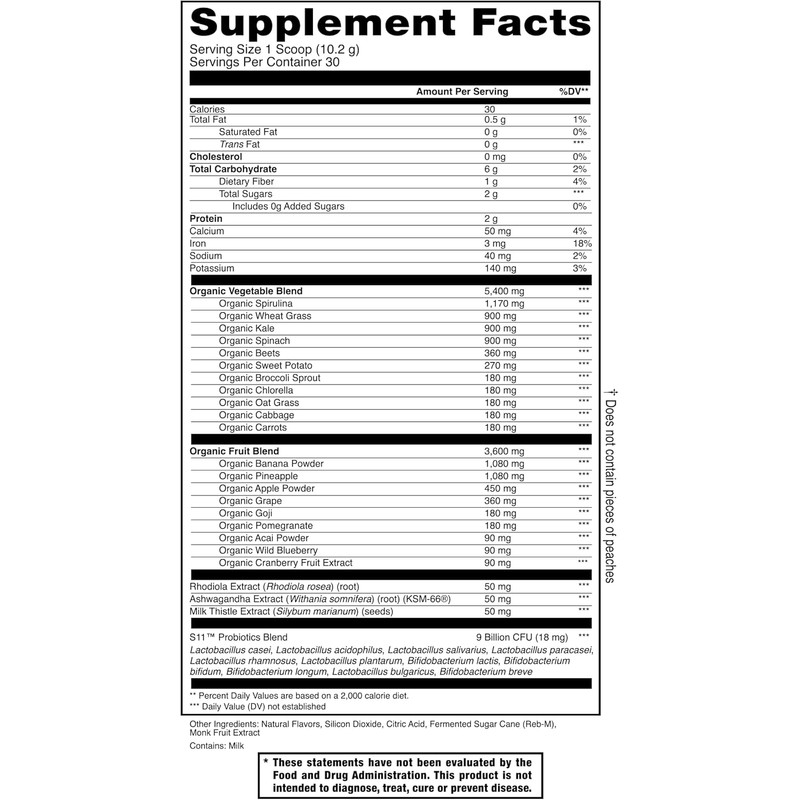 Jocko Fuel Daily Greens Powder - Premium Organic Greens Superfood