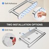 SetSail Toilet Paper Holder Adhesive or Screw-in Brushed Nickel Bathroom