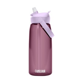CAMELBAK Thrive Flip Straw Wasserflasche mit Tritan Renew, leicht zu transportieren, Strohhalm-Oberteil, 900 ml, Violett