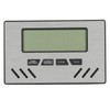 Indoor Cigar Hygrometer Thermometer DualDisplay Humidity Temperature Meter Device Tool(Silver