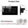 JIMEIDA Socket Black with USB C 20 W Double Fast