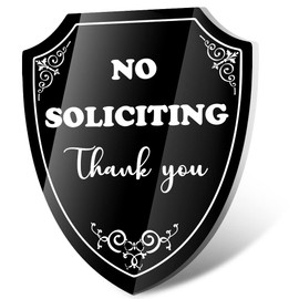 No Soliciting Sign, Funny Home Decoration, Ideal for Offices, Spa Treatment, Law Firms, Clinics, Hotels or During Therapy, Counseling Sessions