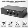 Audio Switcher, Audio Switch 4 in 1 Out, Audio Switch