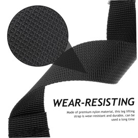 Outanaya 2sets Elder Assist Strap Disabled Leg Lifter Leg Lift Belt for Wheelchair Access 2pcs*2