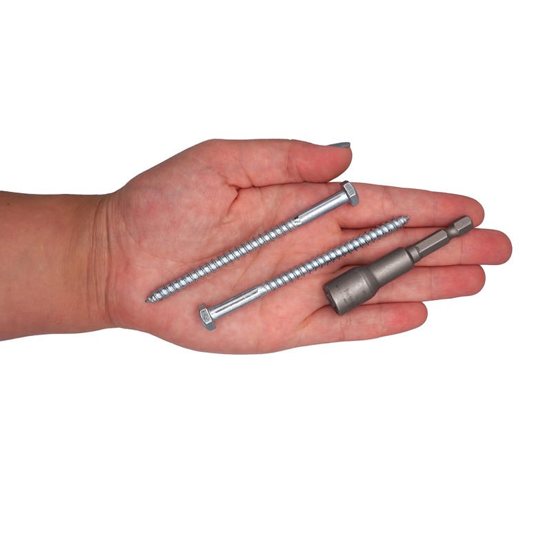 SKIR'CO (Pack of 20) DIN 571 Zinc Plated Steel Hex