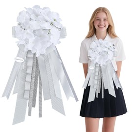 Waydress Homecoming Mom Supplies 16.5 Inch Silk Homecoming Mum Flower Set Crafts for Back to School Week Dancing Party Favors Decorations