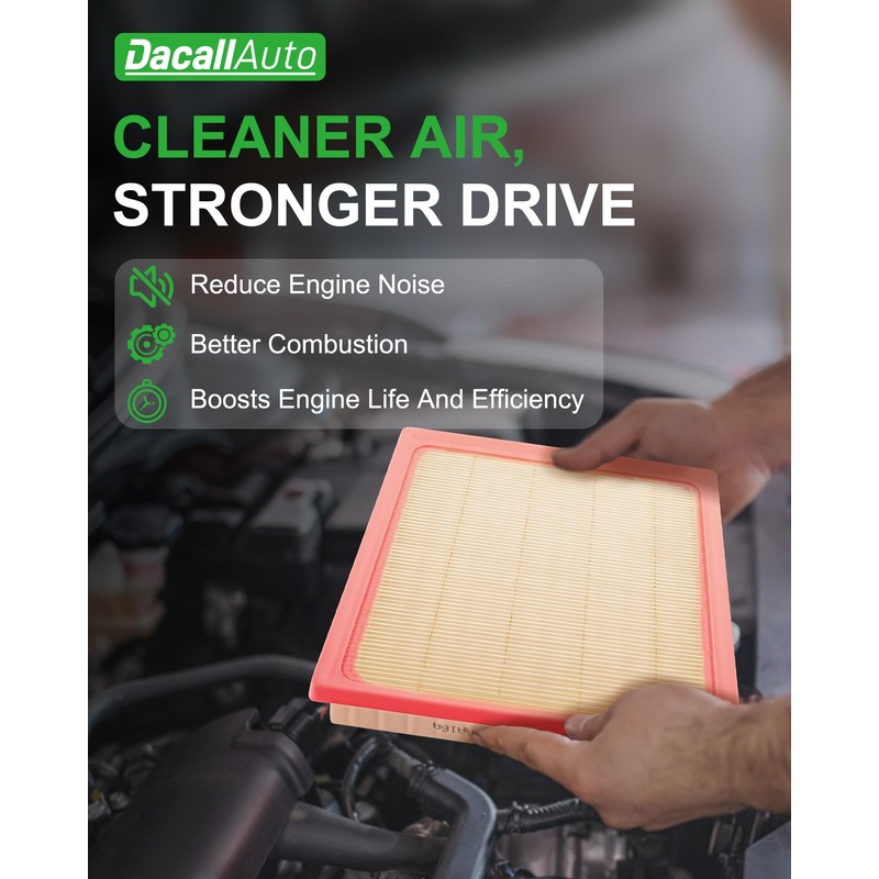 Dacall Activated Carbon Cabin & Engine Air Filter Set fit