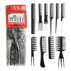 Lecute 10 Peines Peluqueria Estetica Profesional Peinado Barber Set