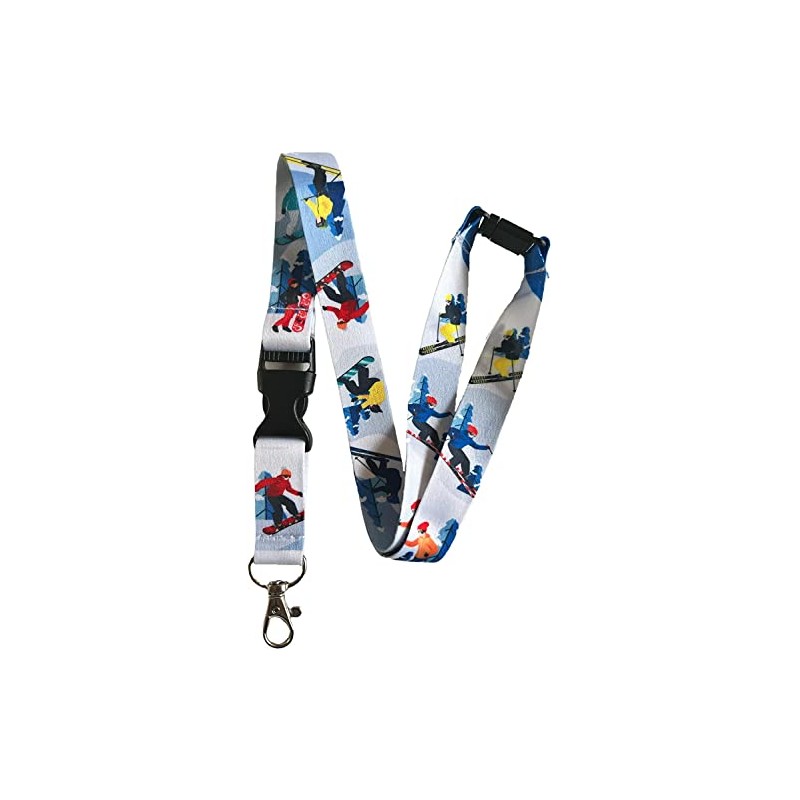 PAC Supplies Global Ski & Snowboard Lanyard With Safety Brekaway