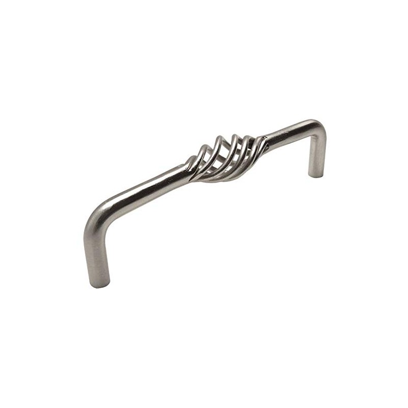 10 Pack - Cosmas 9992-128SN Satin Nickel Birdcage Cabinet Hardware