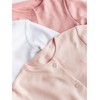 NEXT Baby Cotton Pyjamas Pack of 3, pink / white,