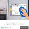 TMS Magnetic Weekly Planner and Organiser A4 | Customisable Whiteboard