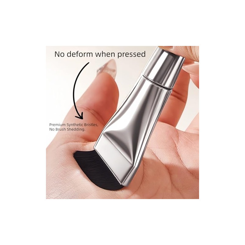 2-in-1 Makeup & Mask Brush – Silicone Foundation Applicator for