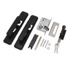 Door Lever Lock Universal Aluminium Alloy Black Door Security Latch