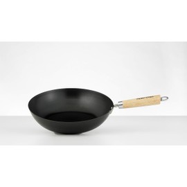 Helen's Asian Kitchen Non-Stick Xylan Wok, 12-Inches, with Bamboo Handle